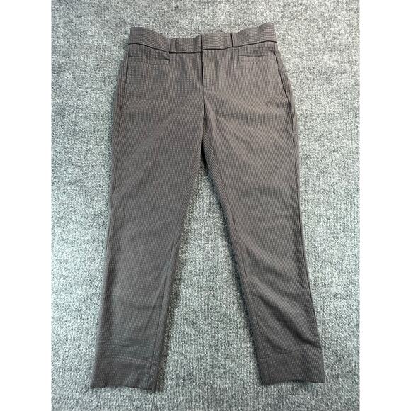 Banana Republic Pants - Banana Republic Sloan Petite 2 Gray Pinstripe Ankle Dress Pants Women's